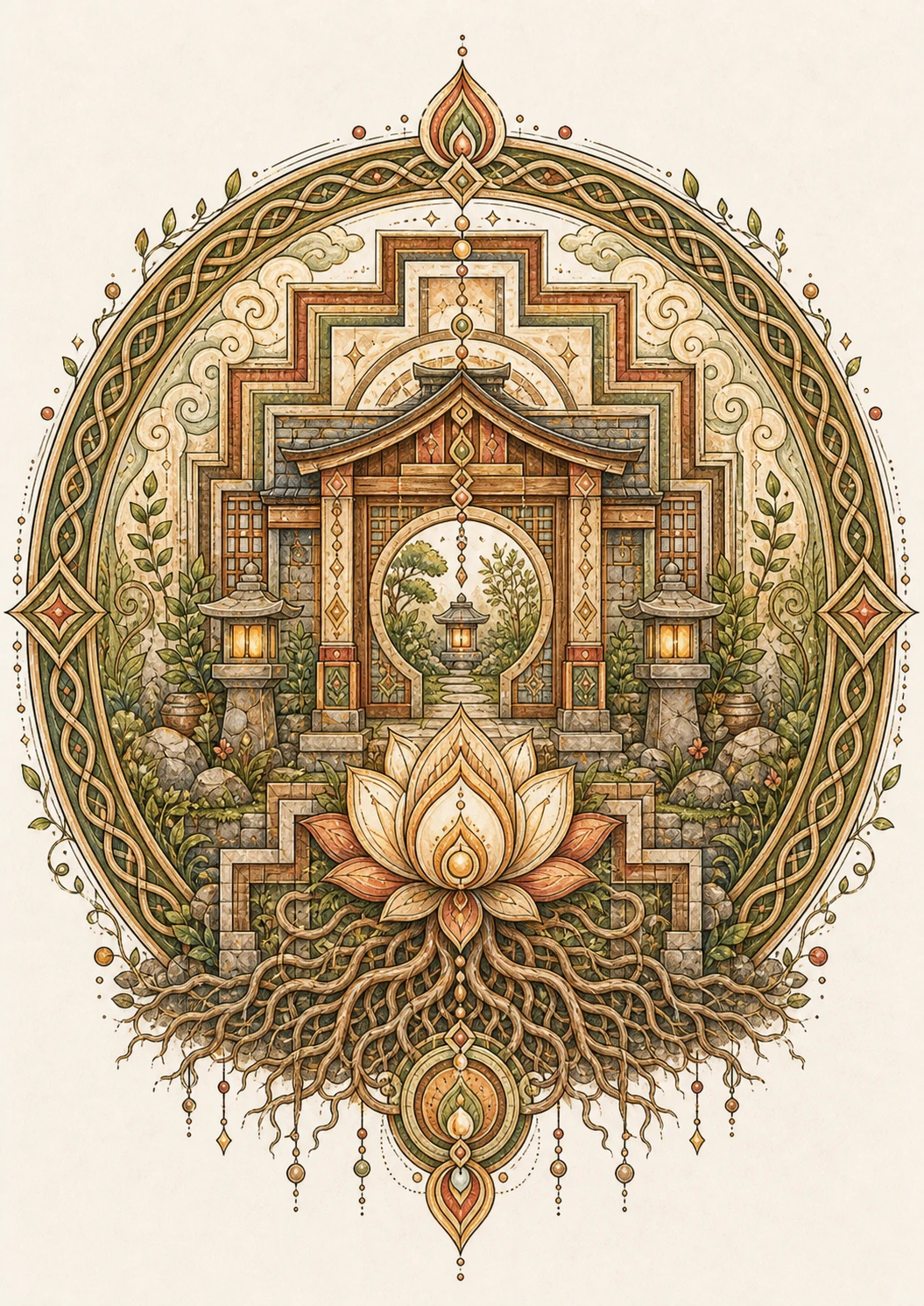 Colored Earth and Soil Jinen emblem